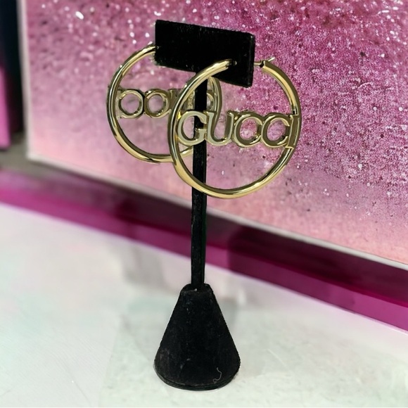 LNWOT GUCCI Hoops Earrings - Picture 6 of 11